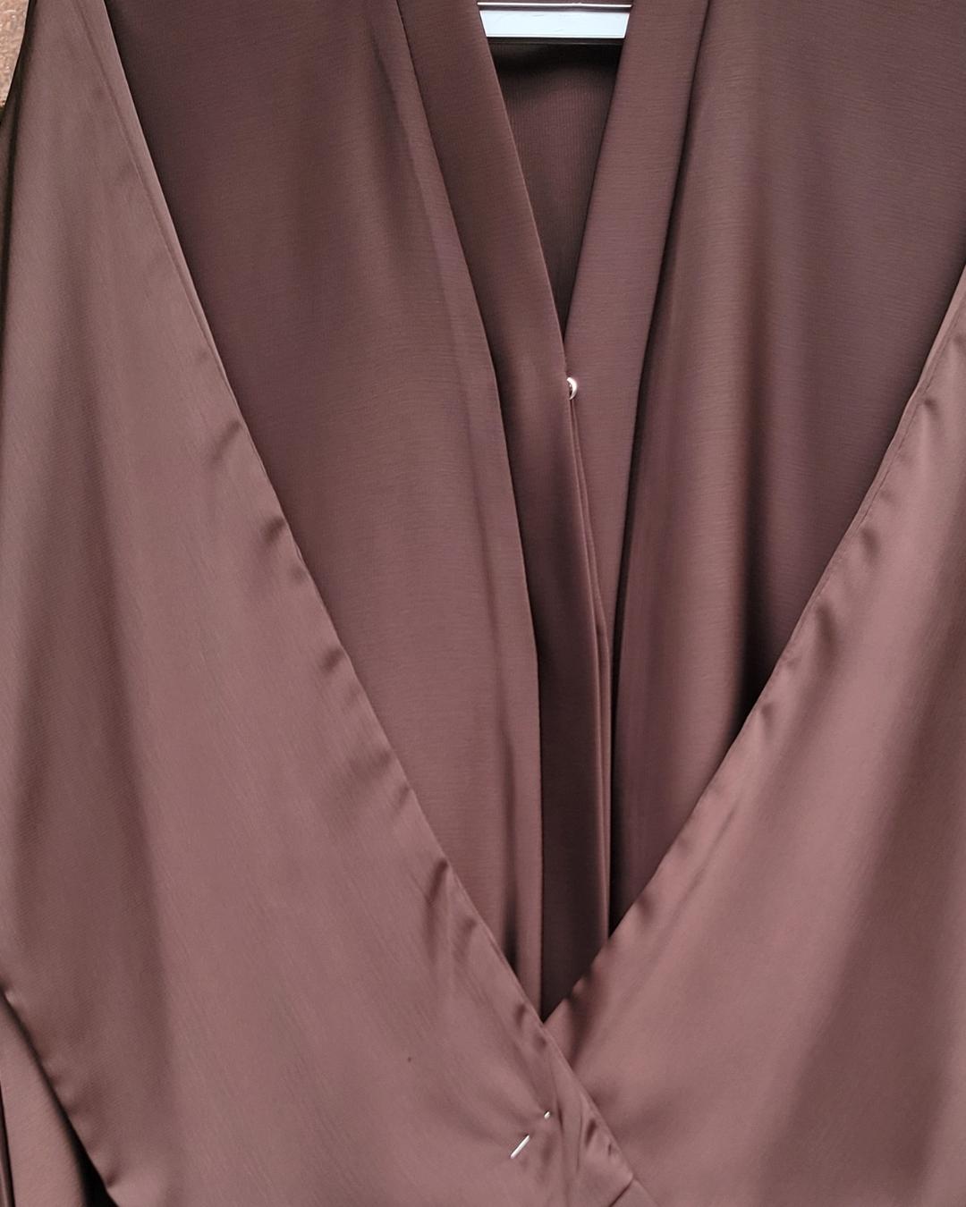 GenZ Luxury Glow Brown Abaya