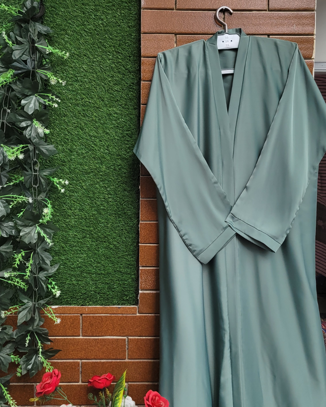 GenZ Olive Glow Abaya