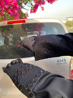 Modest Bloom Black Abaya